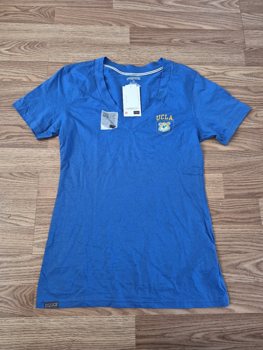 Jansport UCLA Bruin Women's Blue V-Neck Top